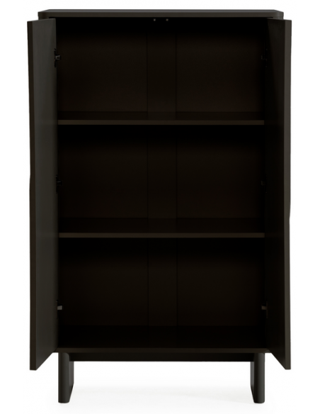 vitrineskab vitrine træ eg egetræ moderne design