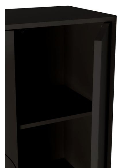 vitrineskab vitrine træ eg egetræ moderne design