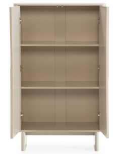 vitrineskab vitrine træ eg egetræ moderne design 2