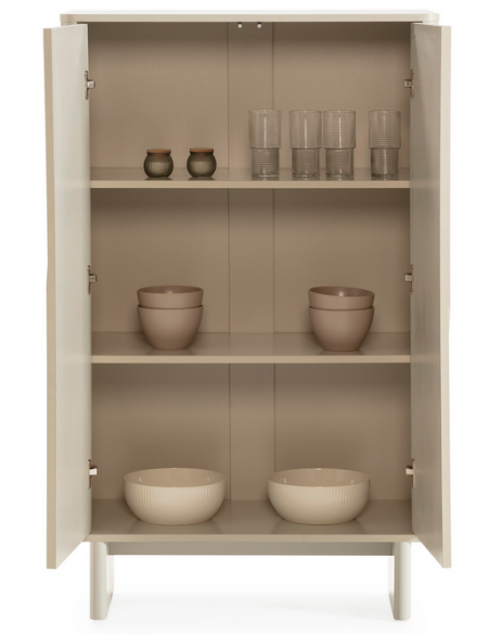 vitrineskab vitrine træ eg egetræ moderne design