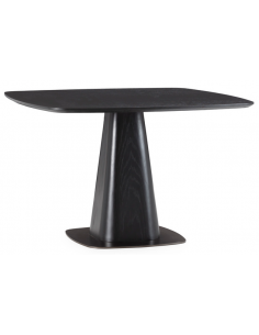 Firkantet firekantet kvadratisk spisebord sort 120 moderne design restaurant cafe indretning