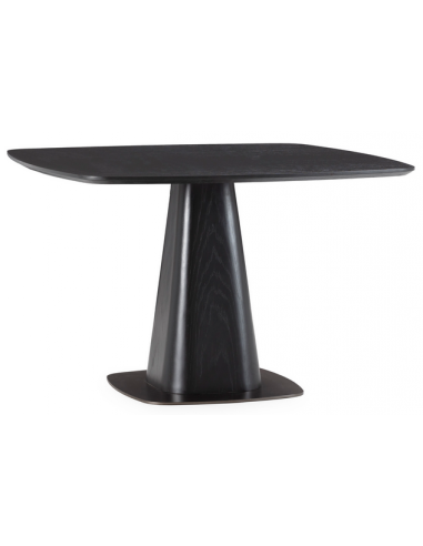 Firkantet firekantet kvadratisk spisebord sort 120 moderne design restaurant cafe indretning