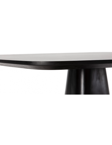 Firkantet firekantet kvadratisk spisebord sort 120 moderne design restaurant cafe indretning