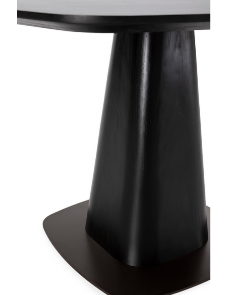 Firkantet firekantet kvadratisk spisebord sort 120 moderne design restaurant cafe indretning