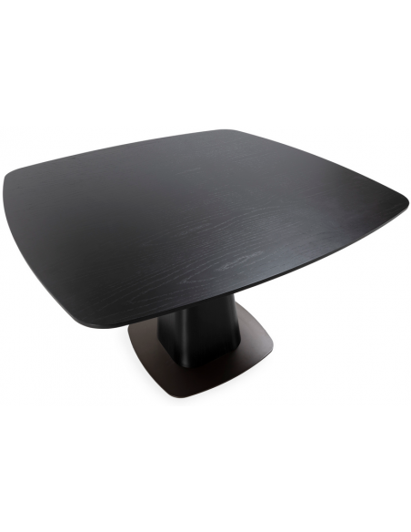 Firkantet firekantet kvadratisk spisebord sort 120 moderne design restaurant cafe indretning