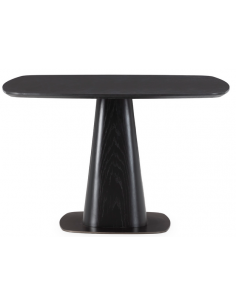 Firkantet firekantet kvadratisk spisebord sort 120 moderne design restaurant cafe indretning 2