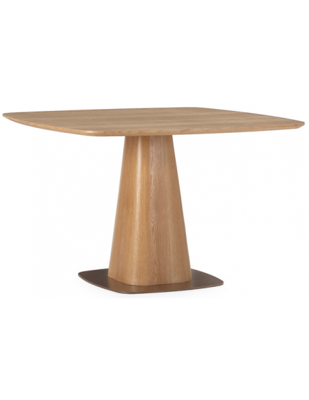 Firkantet firekantet kvadratisk spisebord eg egetræ træ 120 moderne design restaurant cafe indretning