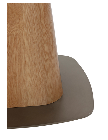 Firkantet firekantet kvadratisk spisebord eg egetræ træ 120 moderne design restaurant cafe indretning