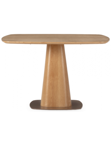 Firkantet firekantet kvadratisk spisebord eg egetræ træ 120 moderne design restaurant cafe indretning