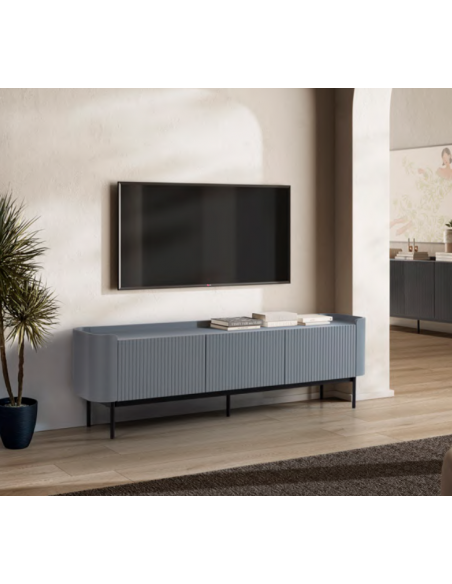 tvbord tv bord under fjernsyn træ eg egetræ moderne design