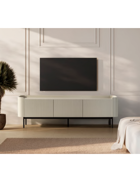 tvbord tv bord under fjernsyn træ eg egetræ moderne design