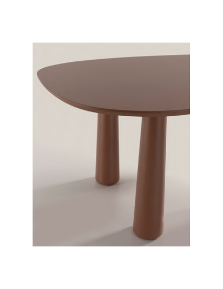 organisk spisebord træ moderne design restaurant cafe indretning