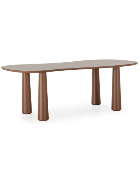 organisk spisebord træ moderne design restaurant cafe indretning