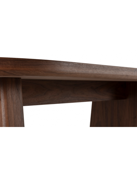 Ovalt spisebord eg egetræ træ moderne design restaurant cafe indretning