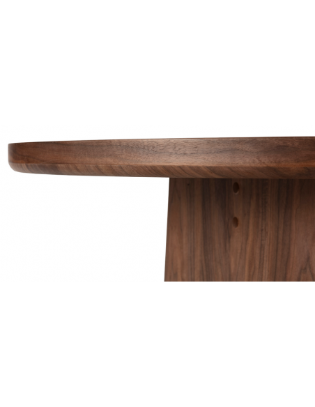 Ovalt spisebord eg egetræ træ moderne design restaurant cafe indretning