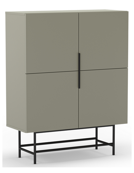 vitrineskab vitrine træ eg egetræ moderne design