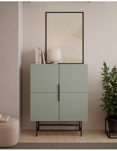 vitrineskab vitrine træ eg egetræ moderne design