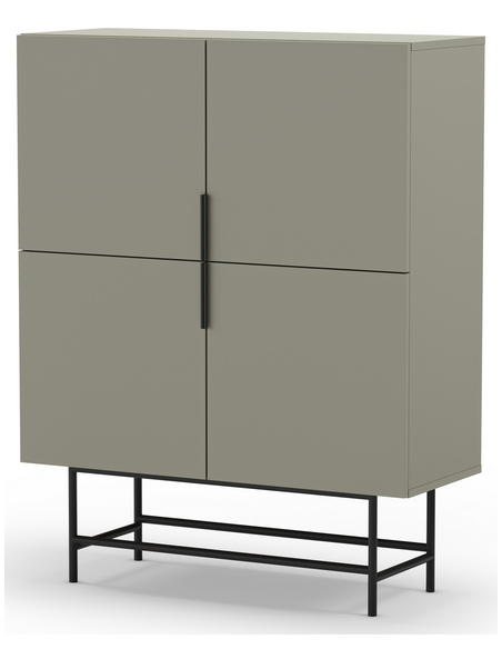 vitrineskab vitrine træ eg egetræ moderne design