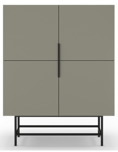 vitrineskab vitrine træ eg egetræ moderne design