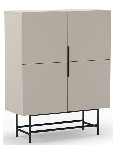 vitrineskab vitrine træ eg egetræ moderne design