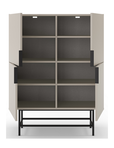 vitrineskab vitrine træ eg egetræ moderne design