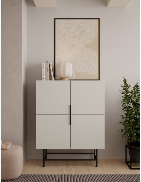 vitrineskab vitrine træ eg egetræ moderne design