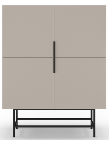 vitrineskab vitrine træ eg egetræ moderne design