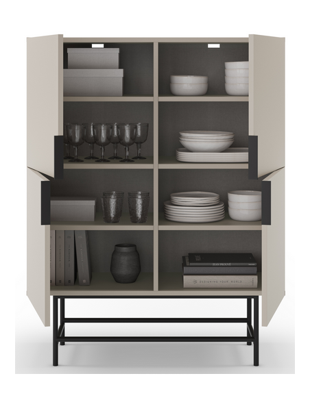 vitrineskab vitrine træ eg egetræ moderne design