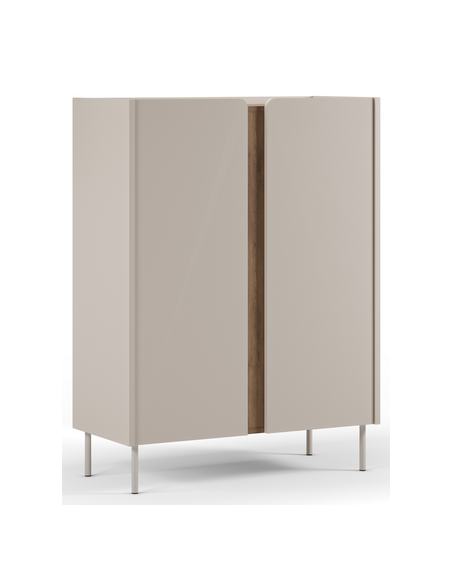 vitrineskab vitrine træ eg egetræ moderne design