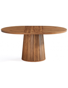 ovalt spisebord indretning billigt træ