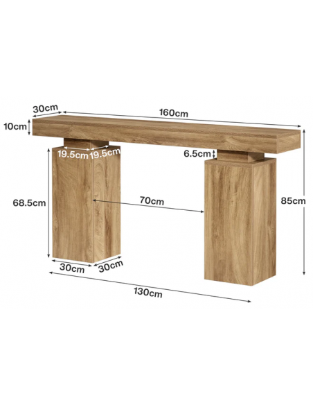 konsolbord indretning konsol bord entrebord skuffer moderne