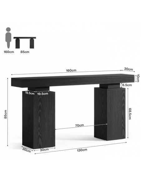 konsolbord indretning konsol bord entrebord skuffer moderne
