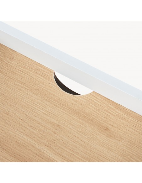 sengebord natbord træ opbevaring moderne eg