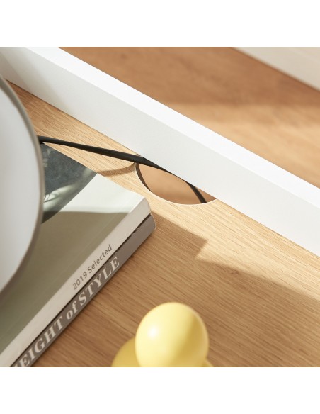 sengebord natbord træ opbevaring moderne eg