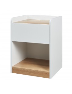 sengebord natbord træ opbevaring moderne eg