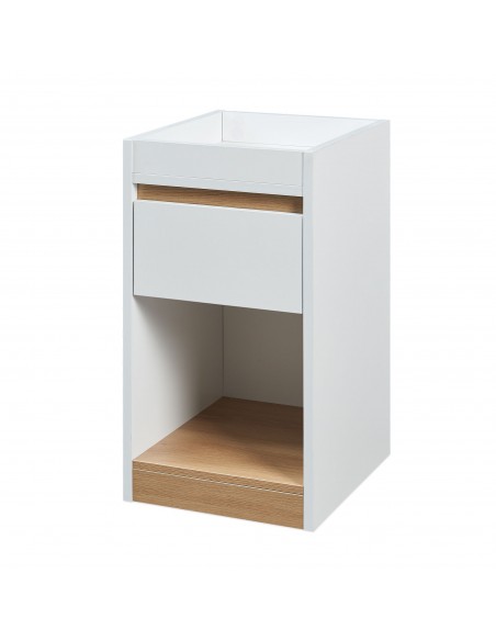 sengebord natbord træ opbevaring moderne eg