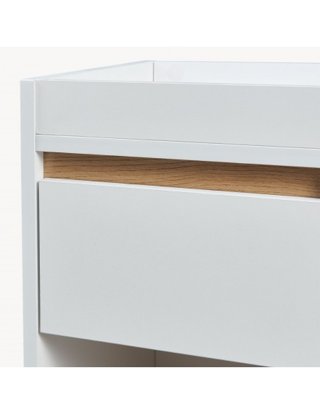 sengebord natbord træ opbevaring moderne eg