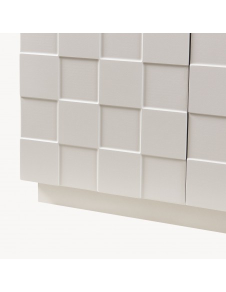 lavt vitrineskab vitrine beige træ skænk