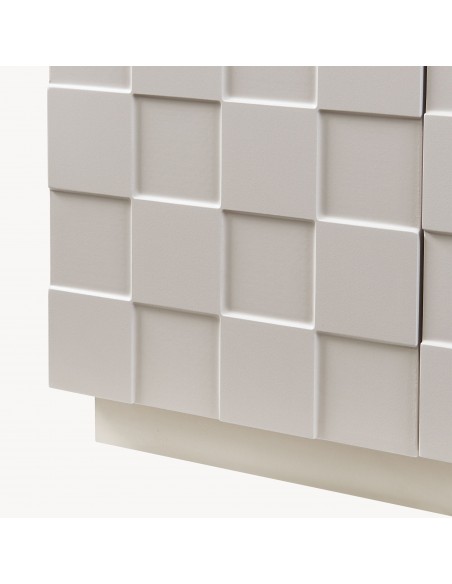 lavt vitrineskab vitrine beige træ skænk