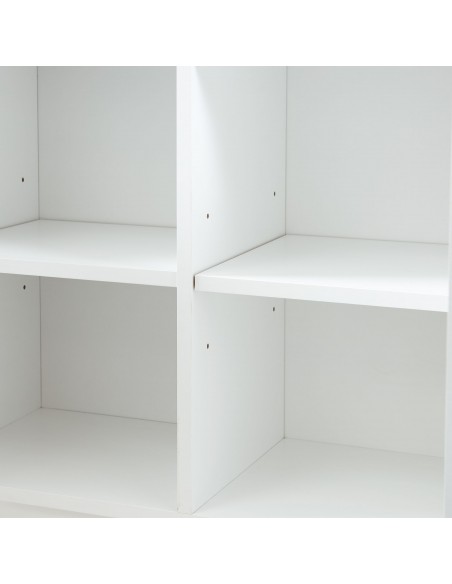 lavt vitrineskab vitrine hvid træ skænk