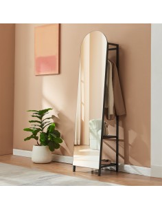 vægspejl spejl garderobe entre højt stort garderobespejl gulvspejl 2