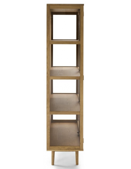 vitrineskab skab vitrine eg træ egetræ moderne design