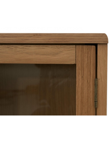 vitrineskab skab vitrine eg træ egetræ moderne design