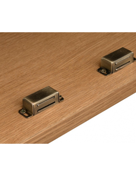 vitrineskab skab vitrine eg træ egetræ moderne design