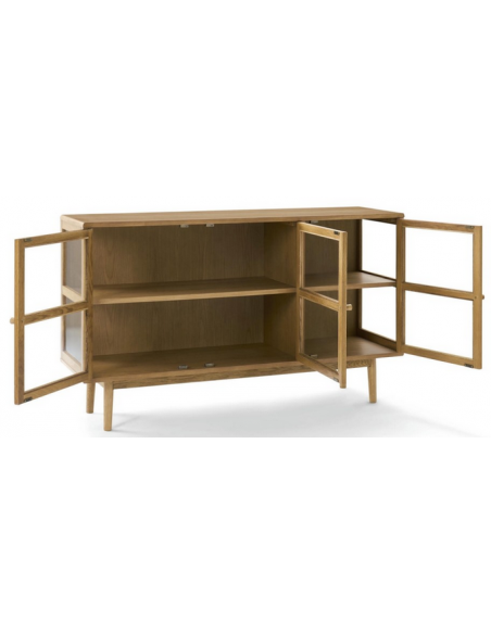 skænk egetræ eg træ moderne design