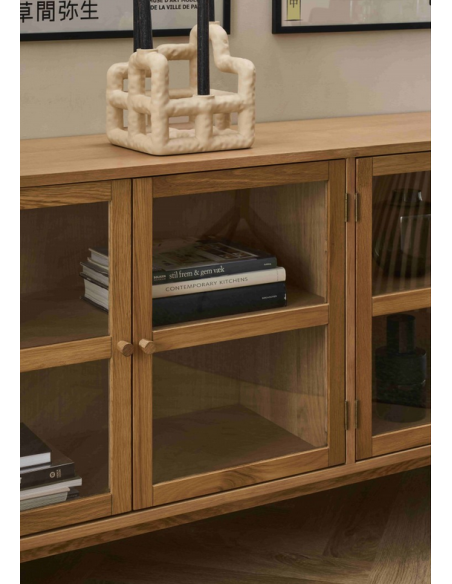 skænk egetræ eg træ moderne design