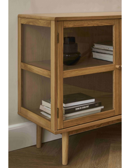 skænk egetræ eg træ moderne design