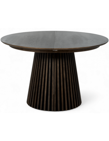 rundt spisebord med udtræk eg træ egetræ 120