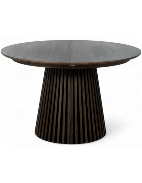 rundt spisebord med udtræk eg træ egetræ 120