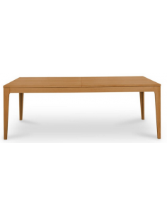 spisebord med udtræk eg olieret moderne design tillægsplader butterfly træ egetræ massiv